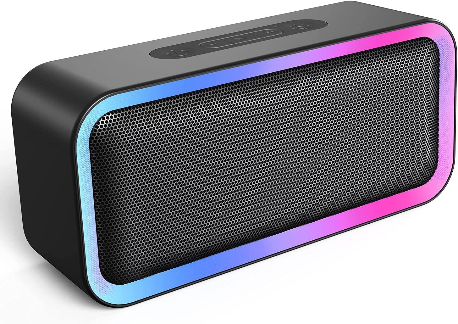 Bluetooth Speaker, Kunodi Bluetooth 5.0 Wireless Portable Speaker with 10W Stereo Sound