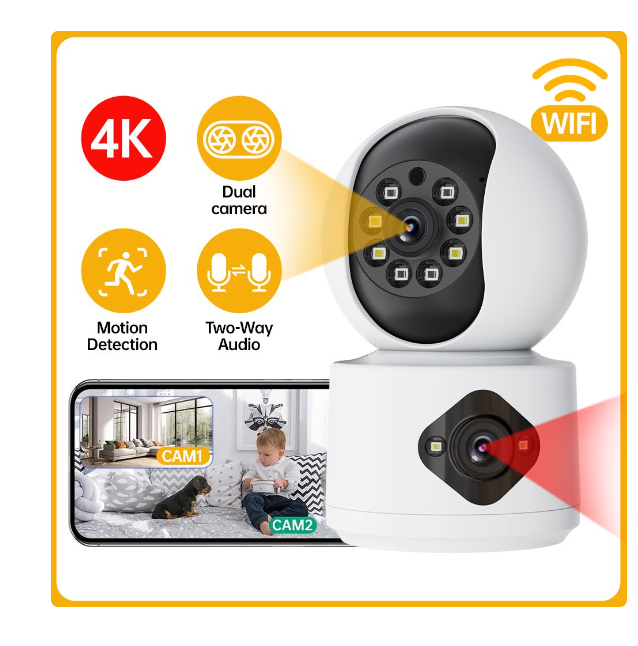 Baby Monitor with 2 Security Cameras
